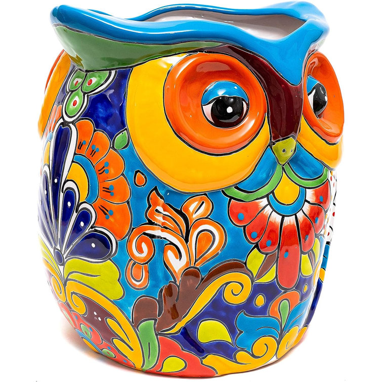 https://assets.wfcdn.com/im/25054463/resize-h755-w755%5Ecompr-r85/2543/254318122/Nooralam+Handmade+Mexican+Talavera+Extra+Large+Ceramic+Owl+Flower+Pot+Planter.jpg