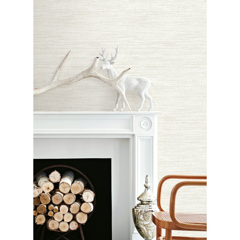 Rouleau de papier peint L 33 pi x l 20,5 po Wilkin, Blanc