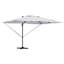 Roma Parasol with LED Strip Lights Aluminium and Polyester Garden Shade-515771268-515771274