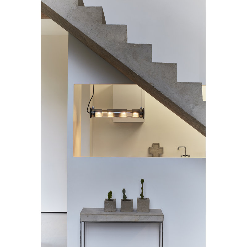 2 - Light Pendant, Gold, 20.4724" H x 4.9213" W x 4.9213" D