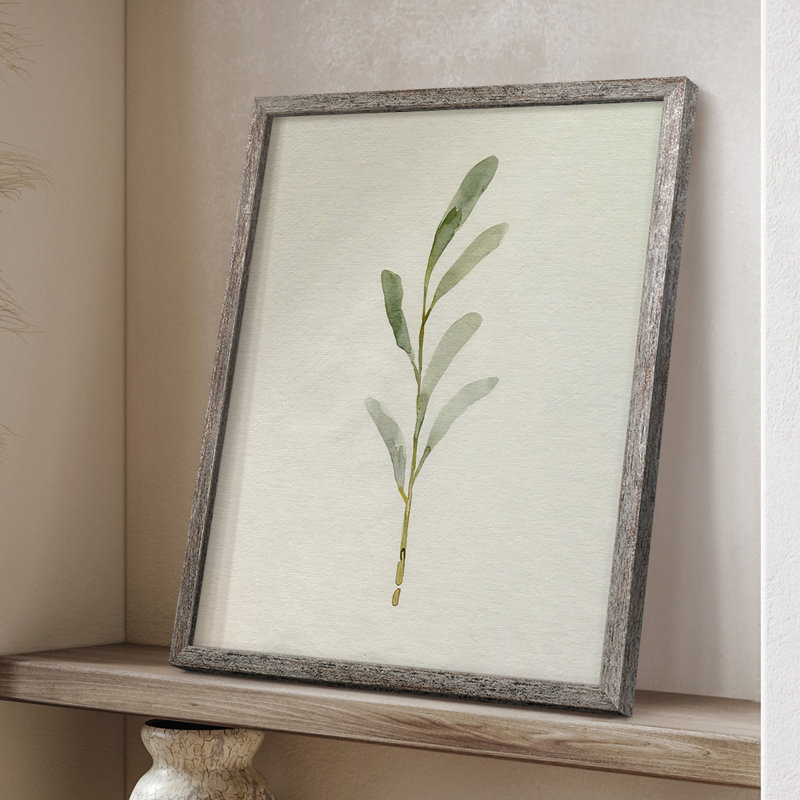 Olive Olive II, reproduction encadrée - bois massif, H 15 po x l 12 po