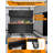 72" Rolling Tool Chest with 15 Drawers & 3 Upper Cabinets, Heavy Duty Mobile Workbench for Garage