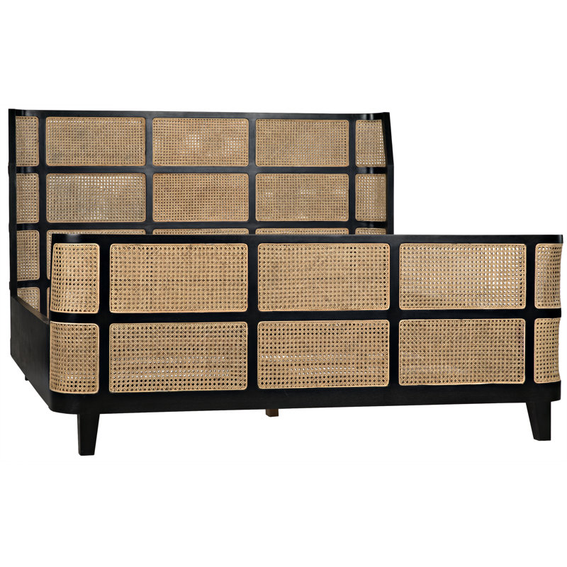 Lit plateforme en bois massif Porto King