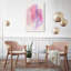 Pink Topaz Gradient Canvas Abstract Print by Oliver Gal, Black Frame, 10 x 15-64397240-203431283