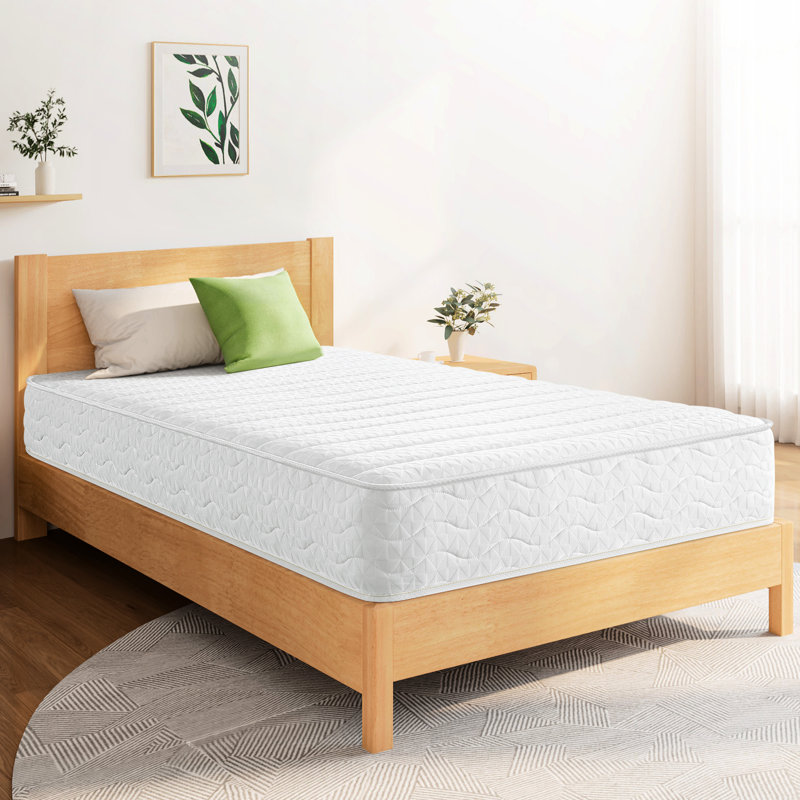 Matelas à ressorts ensachés mi-ferme, système de ressorts indépendants, respirant et confortable, installation et déballage rapides.
