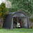 9 ft. 10 in. W x 9 ft. 10 in. D Storage Shed