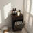 Modern Tilt-Out 10 Gallon Fluted Laundry Hamper Cabinet With  Wave-Textured Hideaway Drawers-392496387