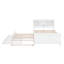 Lit plateforme Nyliah avec tête de rangement, USB, lit gigogne et 3 tiroirs-5931534-5931535