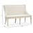 Extendable Rectangular Dining Table With 2 Upholstered Benches 2 Side Chairs Server And Dining Cabinet-1889351555
