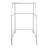 Magic Chef Compact Adjustable Powder Coat Metal Laundry Drying Rack Stand, White