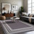 Quinter Gray Non-Slip Area Rug-124605300