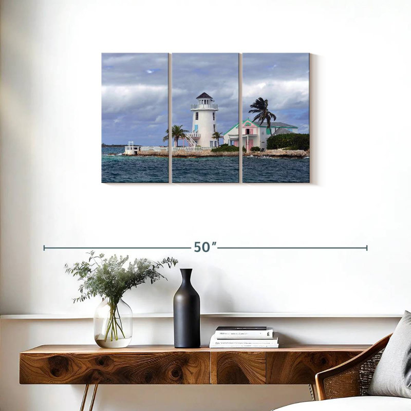 Phare de Aletra Bahamas Beach, H 20 po x l 33 po