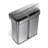 simplehuman 58L sensor recycler with voice and motion control, brushed stainless steel