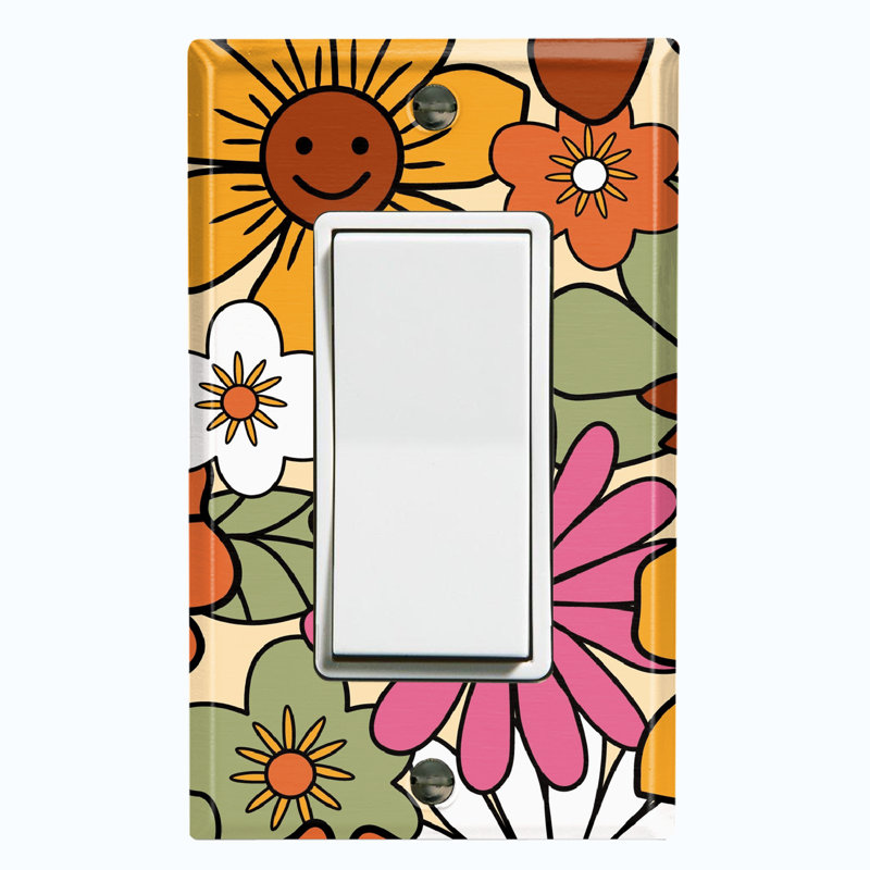 Nature Themed 1 - Gang Rocker Standard Wall Plate