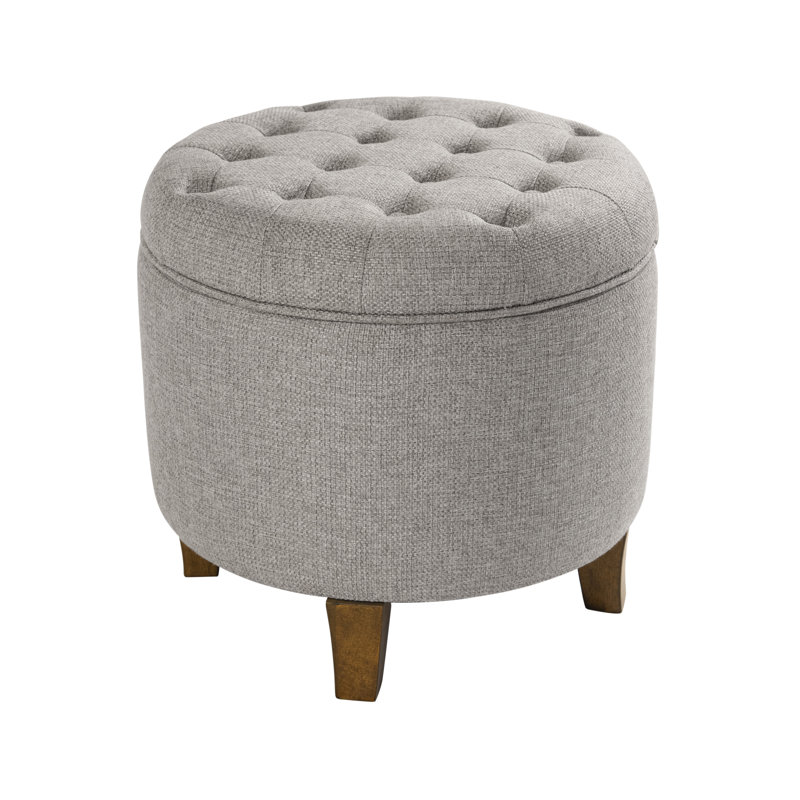 Repose-pieds de rangement 19 po, Gris