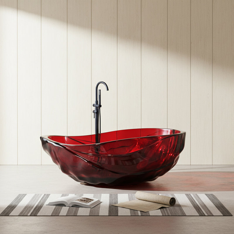 Baignoire autoportante en résine 67 po