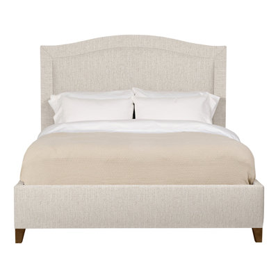 Caroline/Casey Queen Upholstered Low Profile Panel Bed