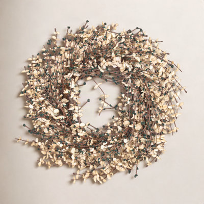 24" Grass, Berry, Twig Thanksgiving Wreath