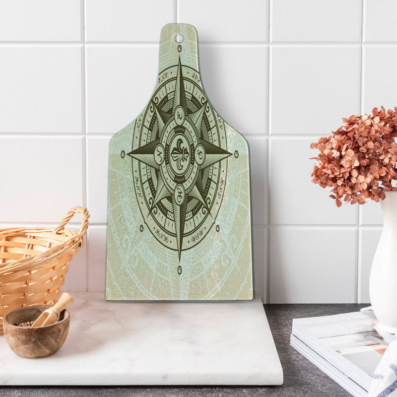 Planche à découper en verre trempé Ambesonne