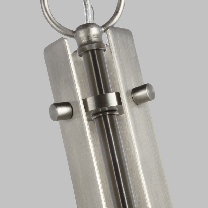 Elmwood Park Five Light Chandelier from Generation Lighting , Brushed Nickel, No