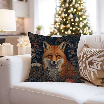 Housse de coussin animaux animaux William Morris - Fox XVIII Cottage