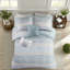 Ensembles de literie d'une seule pièce, style grand lit double en seersucker pour la maison