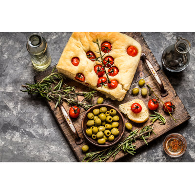 Focaccia - Wrapped Canvas Print