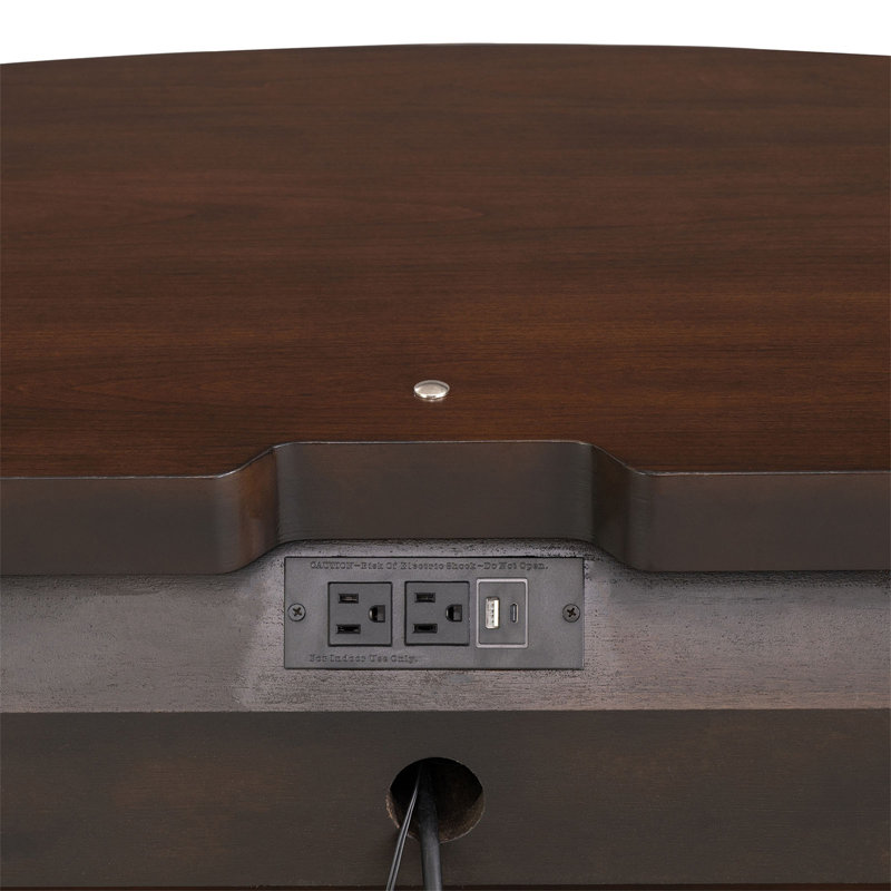 Table de chevet de style traditionnel 1pc