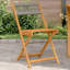 Aubagne Solid Wood Bistro Chairs Acacia and Polypropylene-1558064765