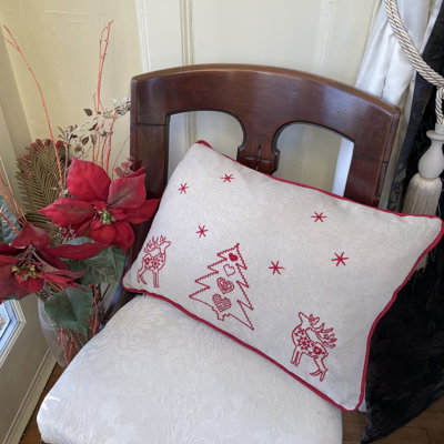 Broseley Reindeer Rectangular Lumbar Cushion