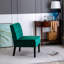 Chaise d'appoint 53 po 2 pièces avec accoudoirs capitonnée et capitonnée en tissu de velours-373954985