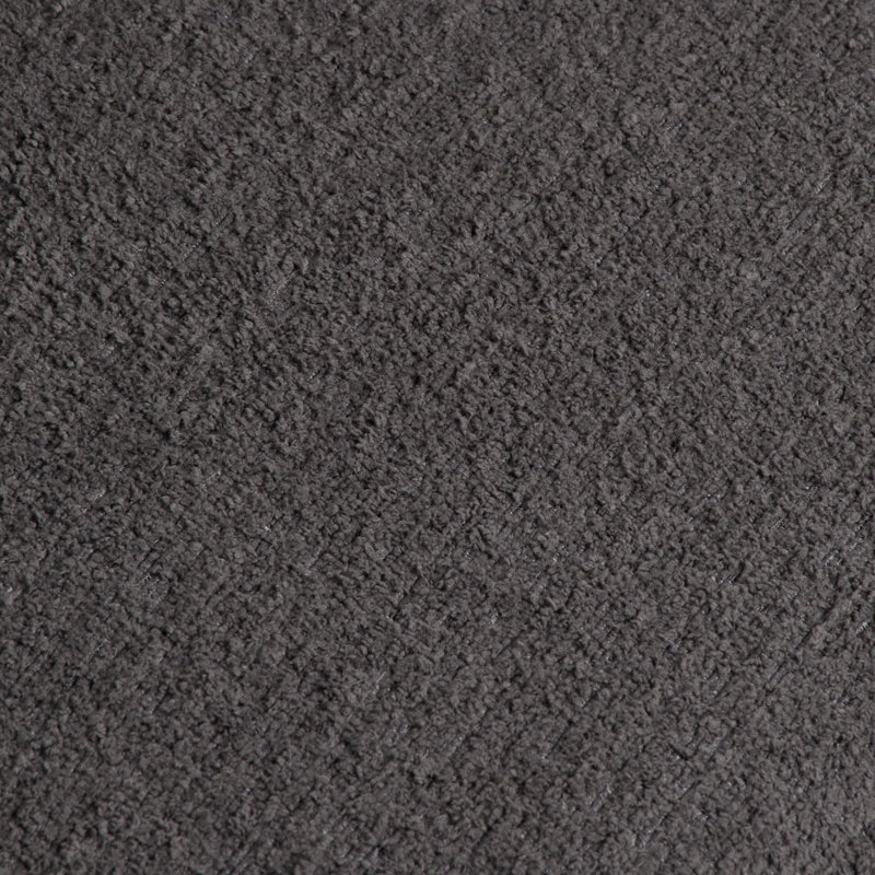 Fauteuil d'appoint pivotant rembourré avec coussin Zara, Gris