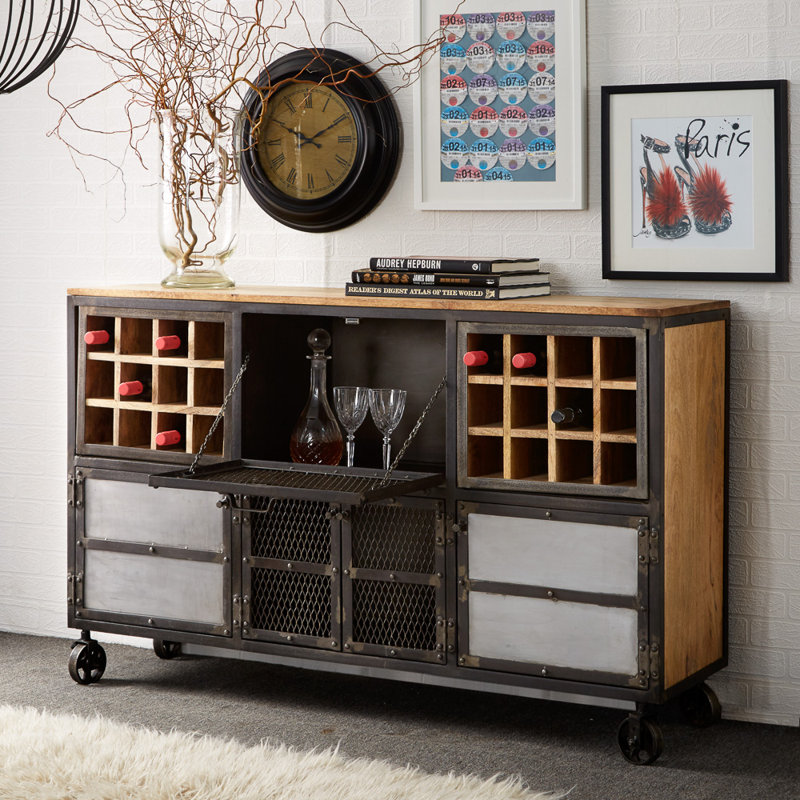 Winchcombe 150cm Solid Wood Bar Cabinet