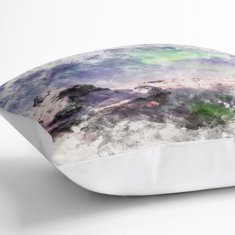 Square Throw Cushion, White, 40cm H x 40cm W x 15cm D