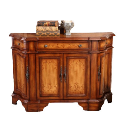 Relief Accent Cabinet for Entryway Storage