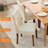 Set of 4/6 Upholstered Dining Chairs, Tufted Parsons Kitchen Chair with Wood Legs for Dining Room & Restaurant-826939484-826939486