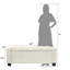 Banc de rangement avec repose-pieds 49 po-194189392