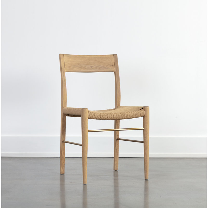 Upland Solid Wood Dining Chair, Brown