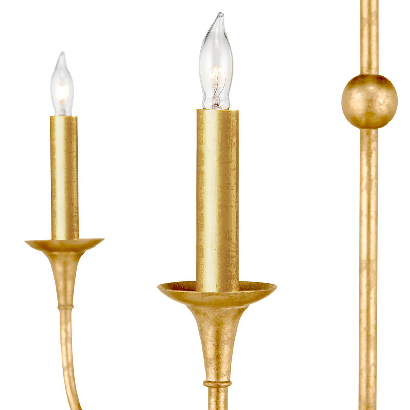 Nottaway 9 - Light Wrought Iron Chandelier