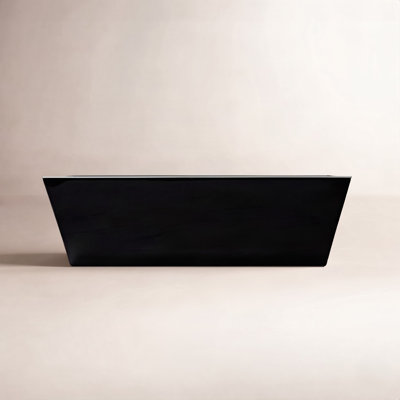 Echo 67" Freestanding Soaking Acrylic Bathtub