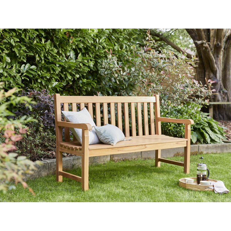Islip - Kingston Mahogany Bench, 92cm H x 150cm W x 61cm D