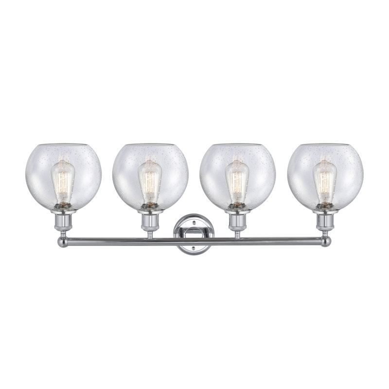 Éclairage pour meuble-lavabo à 4 lumières à intensité variable Ellington, Chrome poli