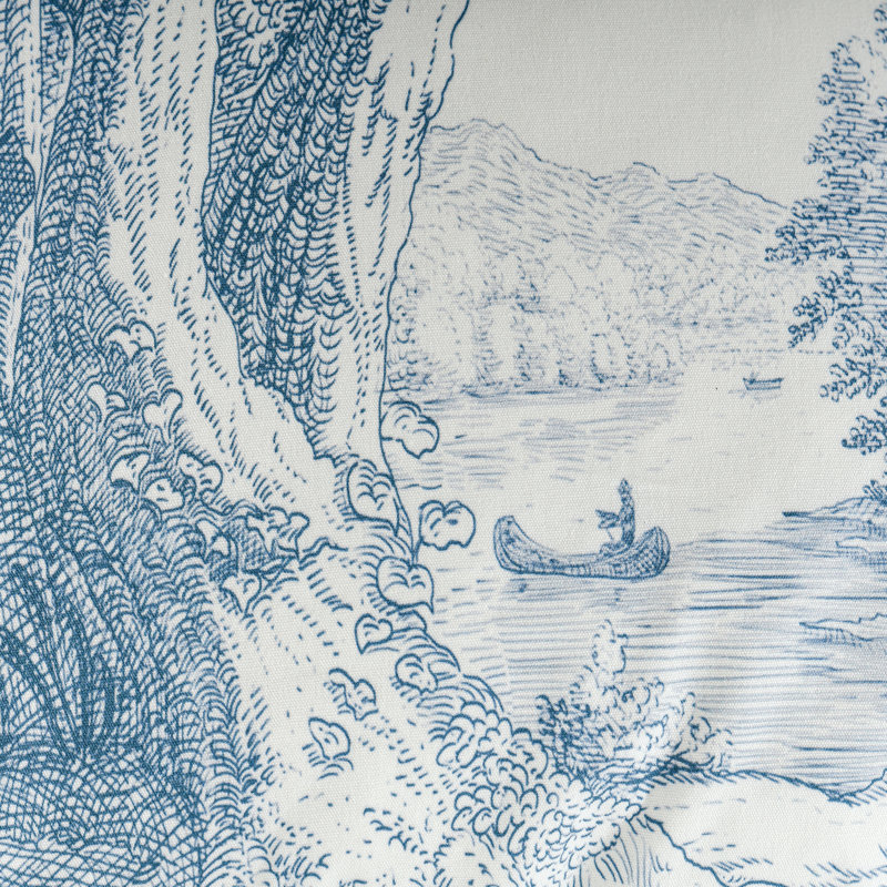 Housse et insert de coussin carré en lin Dann Foley De Jouy