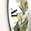 Nuage abstrait vert foncé II - horloge murale moderne-60186633