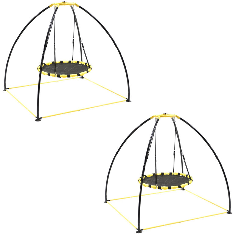 Jumpking Metal Swing Set with 2 Swing(s)