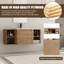 Meuble-lavabo mural simple 48 po avec comptoir en céramique Walden-498459496-487893119