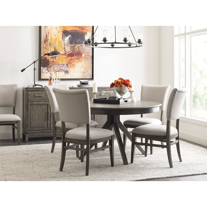 Analeshia Maple Round Solid Wood Dining Table