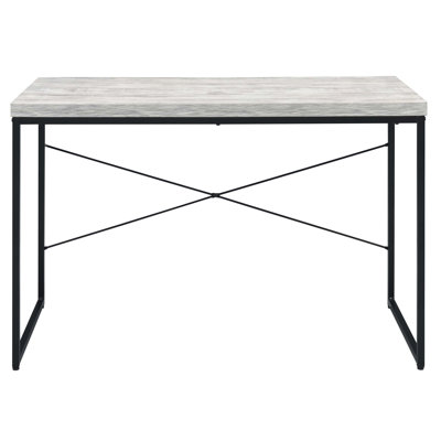 Writing Desk With Metal Sled Base