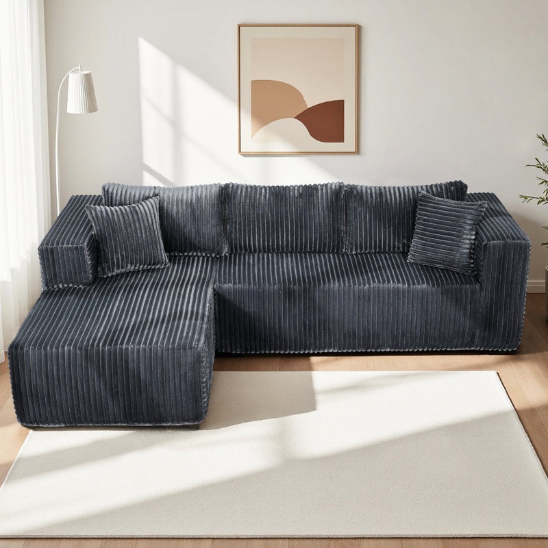 Upholstered 67.6 " Sofa & Chaise