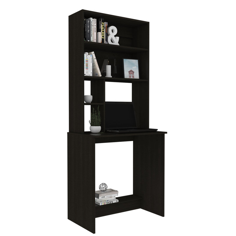Jex Computer Desk, Black Wengue